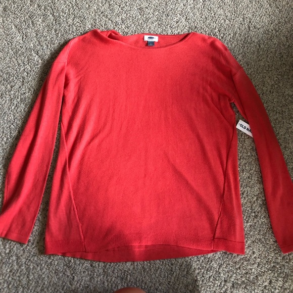 Old Navy coral sweater - Picture 1 of 1